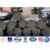 China Transmission Line 110kv 132kv Towers And Lattice Masts Double Circuit Galvanized Power Poles wholesale