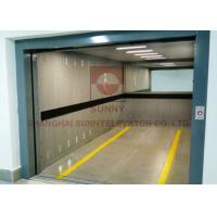 China Vvvf 5000kg Load Automobile Freight Car Elevator With Center Opening Door on sale