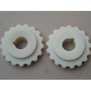 LF440TAB-K472 PA6 sprockets for chains machined drive idlers materials PA6 white color