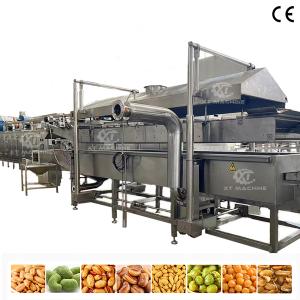 China ステンレス 連続 玉ねぎの片方 核桃 ピーナッツ フライティング 機 大容量 CE 認証 wholesale