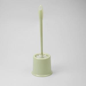 China 44x14cm Toilet Bowl Cleaning Brush Silicone Standing Bathroom Accessories supplier
