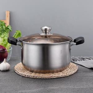 China High Quality Home Kitchen Cooker Pasta Pot Stainless Steel Soup Stock Pot Induction Cooking Pot With Lid supplier
