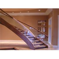 China Pvc Handrail Building Curved Stairs Oak Stairs Non Slip AS/NZS 2208 Certificate on sale