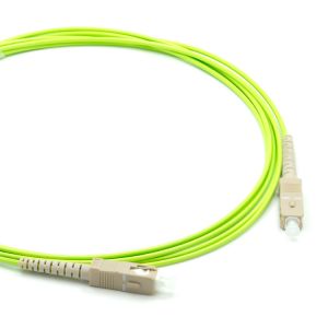 China fiber patch cord multimode Simplex 3.0mm  LSZH  SC PC - SC PC OM5 2m wholesale