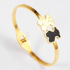 China 316L Stainless Steel Bangle Bracelet , Opening Cuff Gold Plated Cuff Bracelet supplier