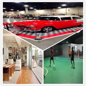 China Guangzhou Fireproof PVC floor/exhibitions Floor/gym floor/sport floor /Interlocking Floor supplier