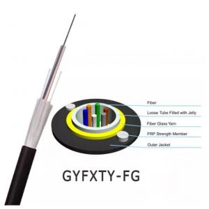 China YTTX Outdoor 24 Core Fiber Optic Aerial Drop Cable All Dielectric Aerial GYFXTY supplier