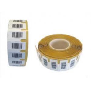 Flexible 70x25x1mm Fragile UHF RFID On Metal Tag Passive White Color