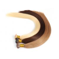 China Strong Glue Pre Bonded Hair Extensions , Pre Bonded Stick Tip Hair Extensions on sale
