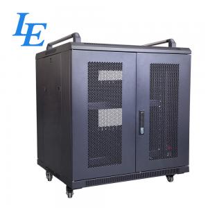 China 800KG Loading Capacity Server Rack Cabinet PDU Rack IP20 SPCC Material Rolling Wheels With Braked supplier