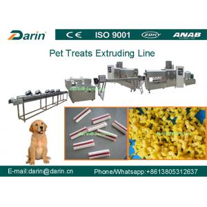 China Dental Care Dog Chewing Bones Pet Snack Food Extruder Processing Equipment supplier