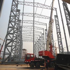 China Efficiently Designed Steel Structure Warehouse With Sliding Door And Optional Lighting System wholesale