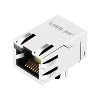 0875-1X1T-G4 1000 BASE-T Gigabit 10PIN RJ45 Female Connector Through Hole With Led