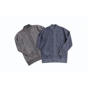 Stockpapa Male Casual zip up turtleneck sweater