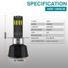 China YAYE 100W 12000LM 8 Side Emitting H4 Led Motorcycle Headlight with Durable and Design wholesale