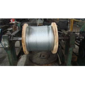 China ACSR Conductor Flexible Galvanised Steel Wire , 3 8 7x19 Galvanized Aircraft Cable supplier