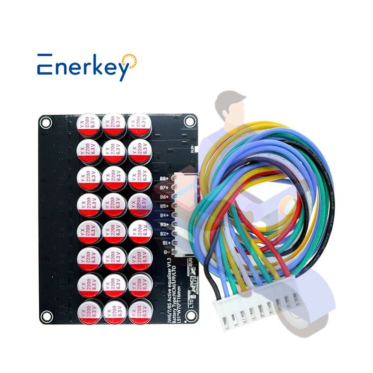 China 5A Active Balancer Capacitive Energy transfer Active Equalizer For 6S 7S 8S 24V BMS Lifepo4 Lithium battery BMS wholesale