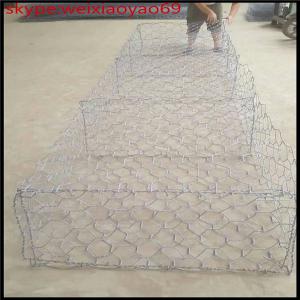 China welded stone gabion mesh /zinc aluminum stone cage wire mesh/6*8cm gabion box mesh price/gabion fence mesh supplier