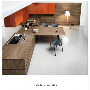 Plywood Walnut Veneer MDF Kitchen Cabinet For house Furniture