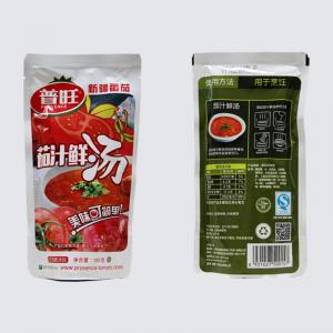 China 4.2g Protein Pouch Tomato Sauce For Cooking 180g Ketchup Small Sachet supplier