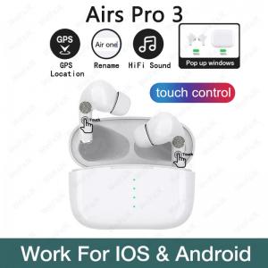 China GPS Rename TWS IPX6 Bluetooth Wireless Earphone For Airpodes Pro 3 supplier
