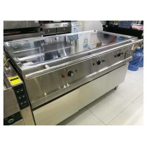 380V 8.4KW Hot Buffet Equipment Electric Teppanyaki Griddle Stainless Steel Hot Plate