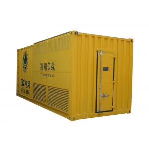 China Large 2500 KW Load Bank Cabinet Yellow / Grey With Smoke Fog Protection supplier