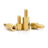 China Male Brass Spacer Studs With Metric Thread Internal External Knurled Standoff Customized wholesale
