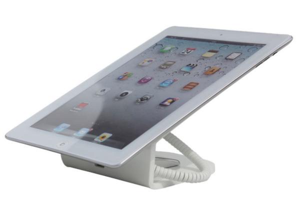 Self Alarming Sensor Security Display Stand , Customized Ipad Security Display Stand