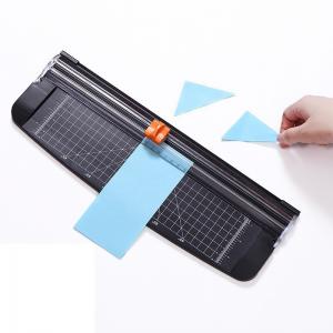 China Straight Cut ABS Plastic Paper Cutter Manual Guillotine Cutter Paper Knife Trimmer supplier
