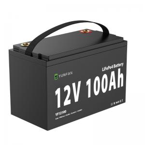 Rechargeable 12V 100Ah Lifepo4 Battery Pack OEM Lifepo4 Solar Battery