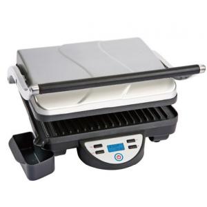 Stainless Steel Home Panini Grill And Sandwich Maker With Digital LCD Display