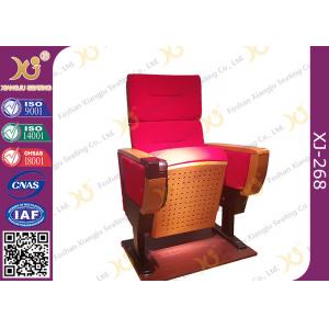 China Modern Folded Commercial Auditorium Chairs With Strong Steel Structural Single Leg supplier