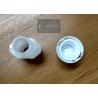 China White Color PE Pour Spout Caps Screw Type Outer Diameter 10.5 Millimeter wholesale