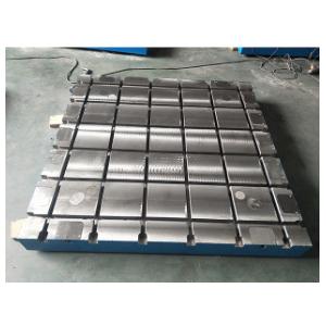 China T Slot Milling Surface Table 3 Grade Cast Iron Bed Plates With Tee Slots wholesale