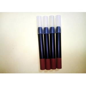 China Dual Purpose Waterproof Lip Liner Tube , Customizable Color Lip Liner Pencil supplier