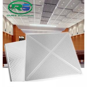 China 8mm Thickness Clip In Metal Ceiling Aluminum Wall Panels Architectural Suspended Fireproof supplier