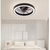 China Control remoto de la APP de fábrica Smart Low Profile Ceiling Fan Light Flush Mount LED Ceiling Light 6 Velocidades del viento Nuevas tecnologías ventiladores de techo wholesale