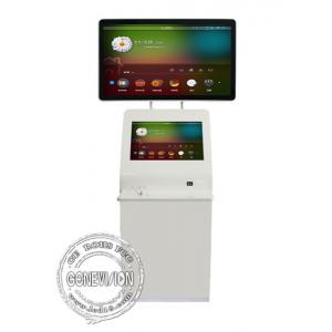 China 46+36 In Dual Touch Screen Kiosk Wifi Digital Signage Lcd / Self Sevice Payment Kiosk supplier