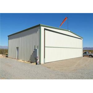 China Q235 Q345 Low Carbon Steel Structure Hangar With Hot Dipped Galvanized supplier