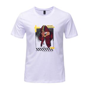 China Boys tshirt printing custom t shirt hip hop t-shirt men supplier