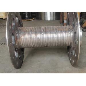 China 200m Wire Rope Cable Winch Drum With Lebus Sleeves For Rig Drawworks supplier