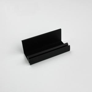 China Black Anodizing Aluminium Extrusion Profile For Frameless Solar Panel with CNC Machining supplier