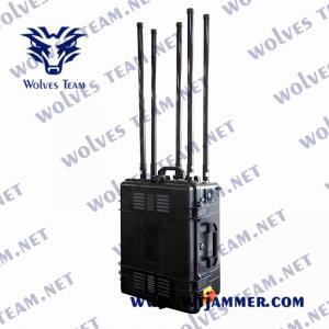 CDMA PCS Portable Signal Jammer 3G 4G LTE 4G Wimax 5G WIFI 1200W 1000m