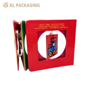 China XL Packaging Custom Book Printing Custom Size Baby Crinkle Book with Rustling Material and Texture Paper wholesale