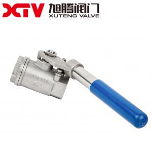 China Xtv Coc / ISO/CE Full Bore 1500wog BSPT Spring Return Handle 2PC Ball Valve Solution supplier