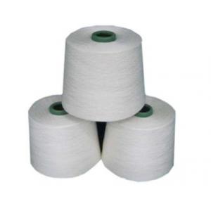 Virgin Raw White Yarn Low - Elongation , 202 Spun Single Ply Polyester Twisted Yarn