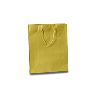 Attractive Yellow Jewelry Gift Bags Eco Stylish Shopper Bag With Grosgrain Handle