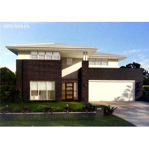 China Light Steel Structure Modern Prefab Homes Prefabricated With Steel Security Door supplier