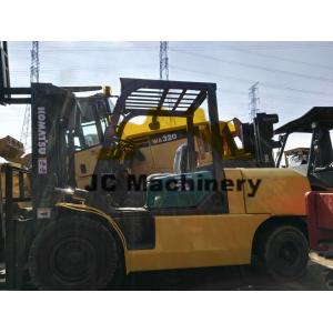 China Komats FD50 Yellow Used Diesel Forklift Trucks 5 Tonne For Material Handling supplier